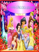 Giáo án điện tử mầm non: Các nàng công chúa docx