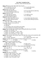 BÀI TRẮC NGHIỆM SỐ III CHƯƠNG 3: PHẢN ỨNG OXI HOÁ KHỬ ppsx