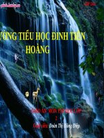 Giáo án điện tử tiểu học: Tập đọc pdf