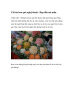Cắt tỉa hoa quả nghệ thuật - Đẹp đến mê mẩn(Xinh xinh) - Những loại hoa pdf
