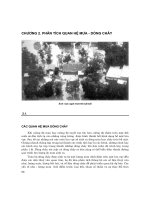 Thủy văn học và phân tích vùng ngập lụt ( ĐH Quốc Gia Hà Nội ) - Chương 2 ppsx