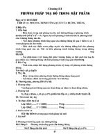 GIÁO ÁN HÌNH HỌC 10 - CHƯƠNG III potx