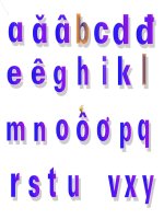 Giáo trình điện tử mầm non: Bảng chữ cái potx