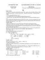KỲ THI HSG ĐBSCL LẦN THỨ 16 - NĂM 2011 Môn: Hóa docx