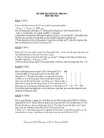 ĐỀ KIỂM TRA GIỮA KỲ I NĂM 2011 MễN: HÓA HỌC potx