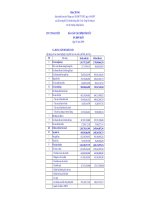 CÔNG TY CP NAM VIỆT - BẢNG CÂN ĐỐI KẾ TOÁN - QUÝ 1 - 2009 doc