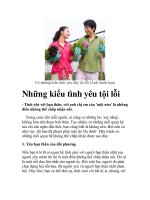 Những kiểu tình yêu tội lỗi doc