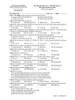 ĐỀ KIỂM TRA HỌC KỲ I - MÔN HOÁ HỌC 12 Mã đề thi 570 potx