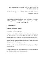 Cấp Giấy phép quy hoạch theo Khoản 1 Điều 9 Quyết định số 27/2011/QĐUBND ngày 30/8/2011 của UBND thành phố (thuộc thẩm quyền của Ủy ban nhân dân thành phố Hà Nội) doc