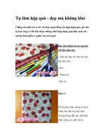 Tự làm hộp quà - đẹp mà không khó doc