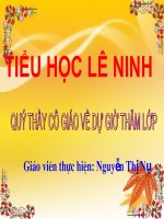 Giáo án điện tử tiểu học: Số từ 1 đến 100 ppsx