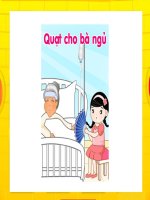 Kể chuyện theo tranh: Quạt cho bà ngủ pptx