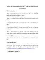 Đăng ký thay đổi trụ sở chính đối với công ty TNHH một thành viên (chủ sở hữu là cá nhân) ppt