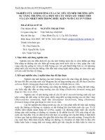 Tóm tắt báo cáo nghiên cứu khoa học 