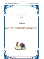 tiểu luận thẻ phát triển thẻ atm trong sinh viên docx