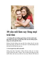 10 câu nói làm say lòng mọi trái tim pdf
