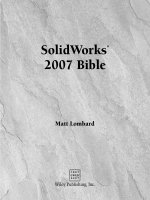 SolidWorks 2007 bible phần 1 pot