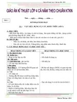 giáo án kĩ thuật thủ công lớp 4 cả năm theo chuẩn knkt