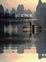 Giáo trình điện tử mầm non: quê hương bé pps
