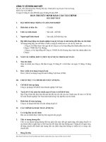 CÔNG TY CỔ PHẦN NAM VIỆT - BẢN THUYẾT MINH BÁO CÁO TÀI CHÍNH ppsx