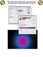 Giáo trình hướng dẫn cách vẽ các kiểu tạo hình độc đáo và cách biểu diễn vào ảnh phần 1 pptx