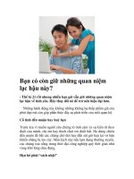 Bạn có còn giữ những quan niệm lạc hậu này? pot