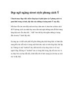 Đẹp ngỡ ngàng street style phong cách Ý ppsx