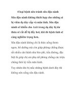 4 loại bệnh nên tránh sữa đậu nành ppt