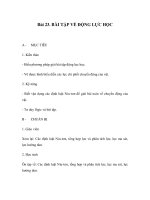 Bài 23. BÀI TẬP VỀ ĐỘNG LỰC HỌC pps