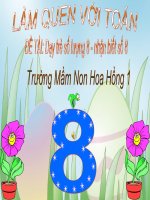 Giáo trình điện tử mầm non: Số 8 ppsx