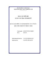 Một số giải pháp đẩy mạnh thu hút đầu tư vào các khu công nghiệp tỉnh bắc ninh