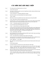 Câu hỏi trả lời trực tiếp mac lenin 1 pps