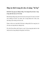 Đáp án thời trang hè cho cô nàng 