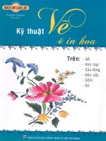 Kỹ thuật vẽ và in hoa part 1 pptx