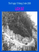 Giáo án điện tử tiểu học: Lịch sử đường Trường Sơn docx