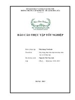 Xây dựng thực đơn dựa trên thực đơn tại khách sạn Verticale