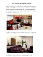 Sự kết hợp hài hòa giữa truyền thống và hiện đại doc