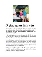 5 giác quan tình yêu ppt