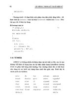 Lập trình C trong kỹ thuật điện tử part 2 docx