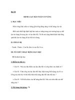 Bài 30 ĐỊNH LUẬT BẢO TOÀN CƠ NĂNG docx