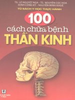100 cách chữa bệnh thần kinh part 1 potx