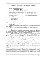 Tóm tắt báo cáo nghiên cứu khoa học 