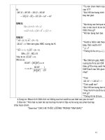 GIÁO ÁN HÌNH HỌC LỚP 10 NÂNG CAO - PHẦN 5 potx