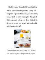 Cà phê không làm não bộ hoạt bát hơn pdf