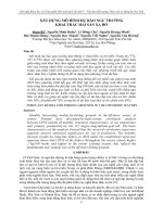 Báo cáo nghiên cứu khoa học 