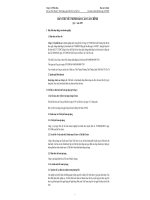 Công ty Cổ Phần Basa - Báo cáo tài chính Cho năm tài chính kết thúc ngày 30/9/2009 pptx