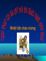 Giáo trình điện tử mầm non: Kể chuyện cho bé ppt