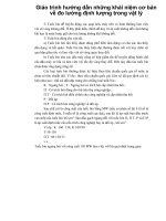 Giáo trình hướng dẫn những khái niệm cơ bản về đo lường định lượng trong vật lý phần 1 pot