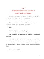 LUẬT SỬA ĐỔI, BỔ SUNG ĐIỀU 126 CỦA LUẬT NHÀ Ở VÀ ĐIỀU 121 CỦA LUẬT ĐẤT ĐAI ppsx