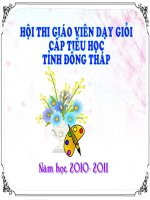 Giáo án điện tử tiểu học: Vẽ cảnh thiên nhiên ppsx